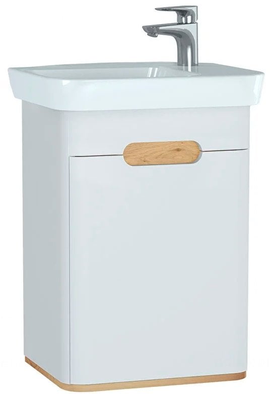 Vitra 60779 Sento Lavabo Dolabı 50 cm Kapaklı Mat Beyaz.